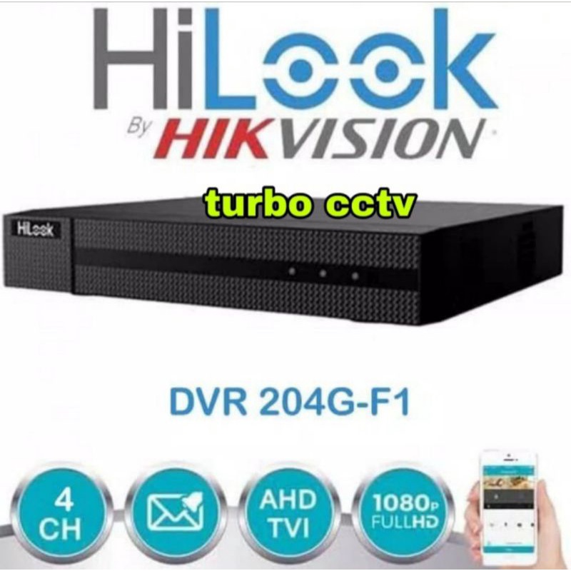 DVR Kamera HiLook By Hikvision 4CH DVR-204G-F1(s) 1080P 2mp