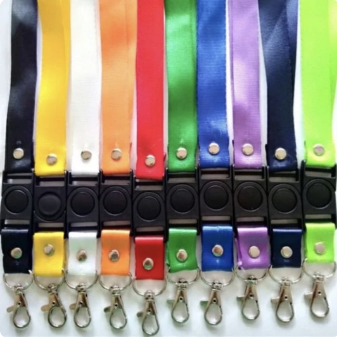 

[10pcs] tali lanyard / tali id card 2cm + stoper / gantungan id card