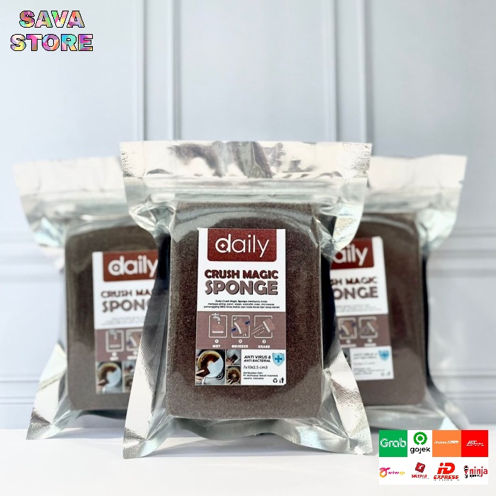 DAILY CRUSH MAGIC SPONGE AMPUH HILANGKAN KERAK - SPONS PEMBERSIH KERAK PANCI