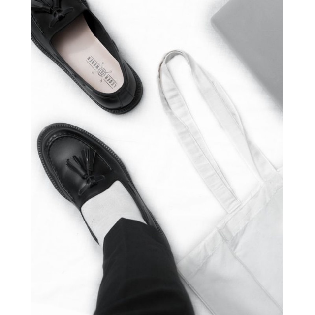 Lederweren - Leder Loafer 1 Black - Sepatu Formal Pria Kulit Premium - Sepatu Loafer Pria Image 6