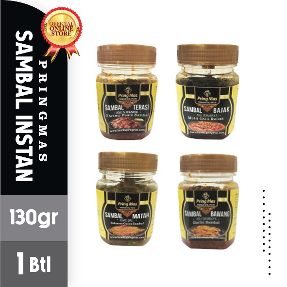 

Pring Mas Sambal Instan Botol 130gr