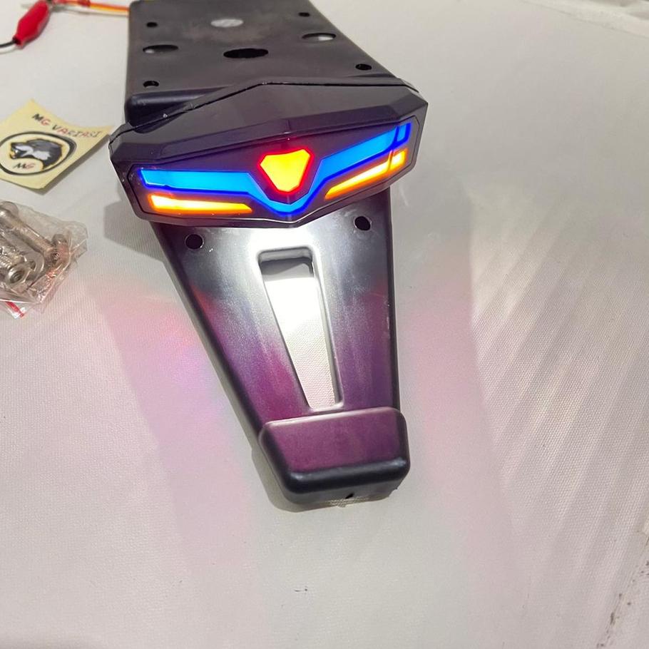 Update - lampu SSpakbor Belakang StopLamp Variasi Blue 3in1 Led KLX S L G SE BF 150 KLX 250 DTRACKER