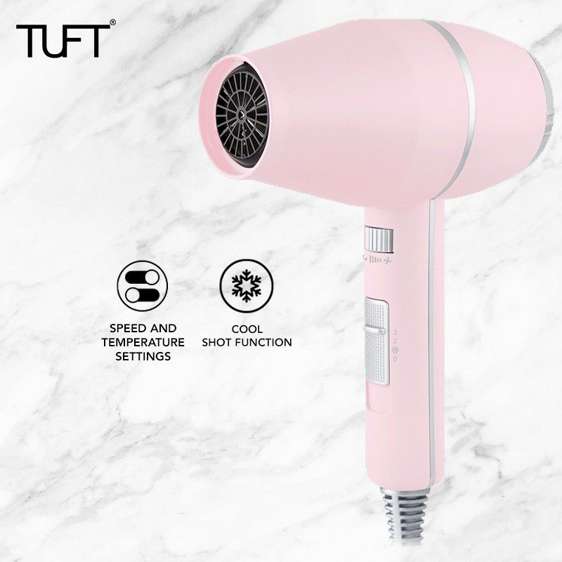 PLAY by TUFT Misty Rose Compact Hair Dryer 1000 watt | TUFT Hairdryer