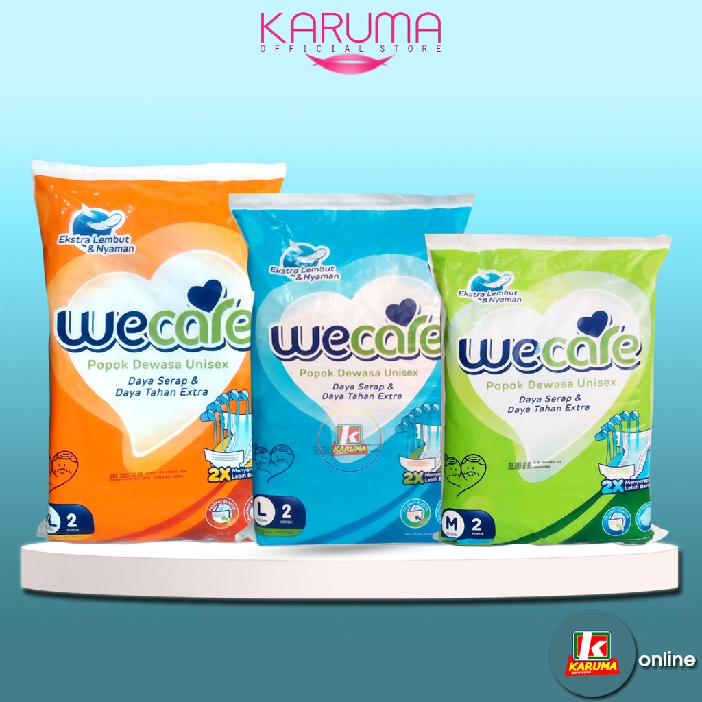 Wecare Popok Dewasa Ukuran M L XL Isi 2