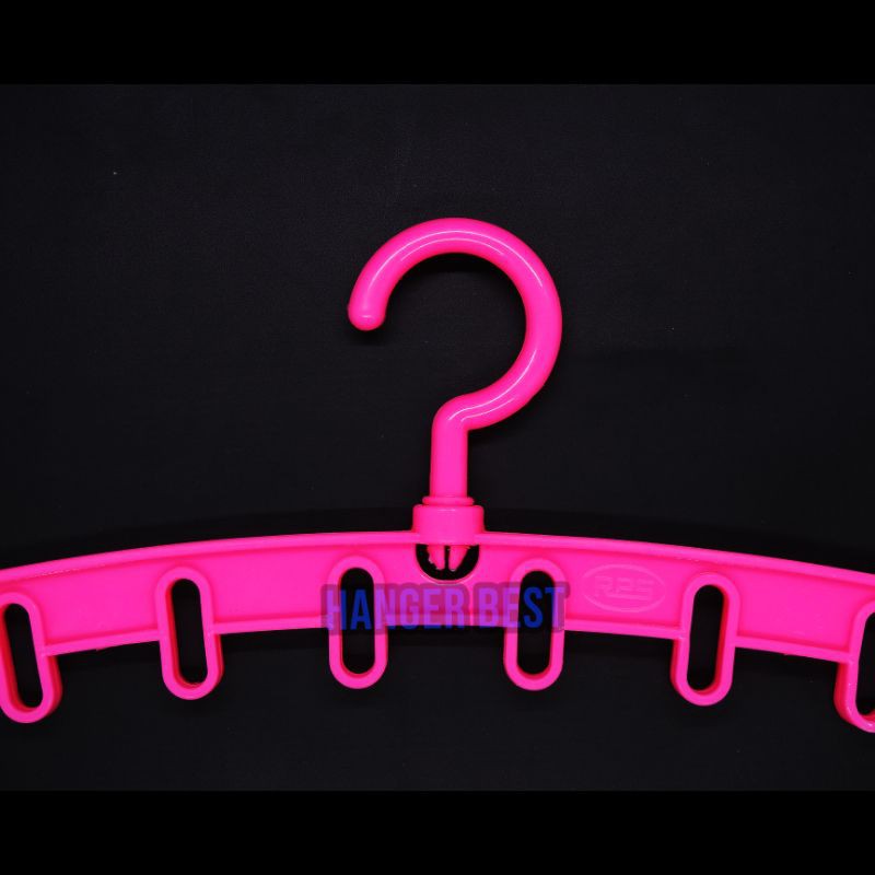 Hanger Tandem 8 Lobang 38 cm  Gantungan Baju Plastik  8 L / Gantungan JIlbab Serbaguna Display sisir