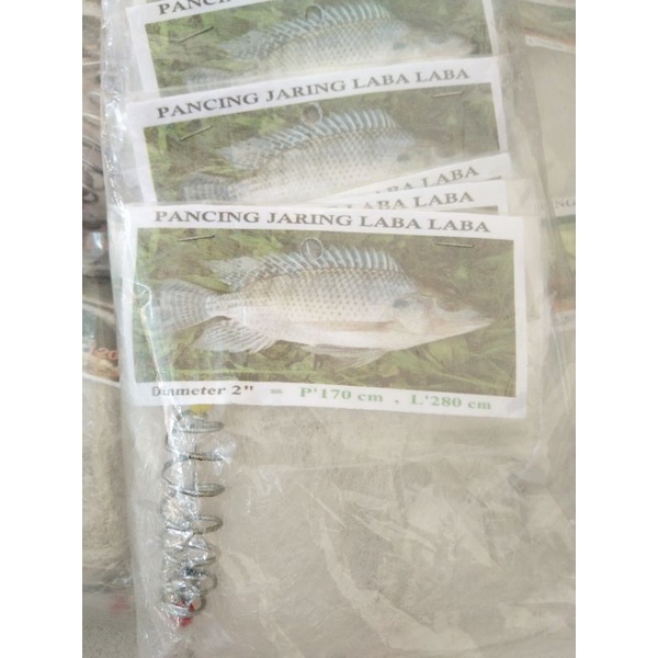Pancing Jaring Ikan.Bom Net.Diameter 1-6 Panjang 140-170cm