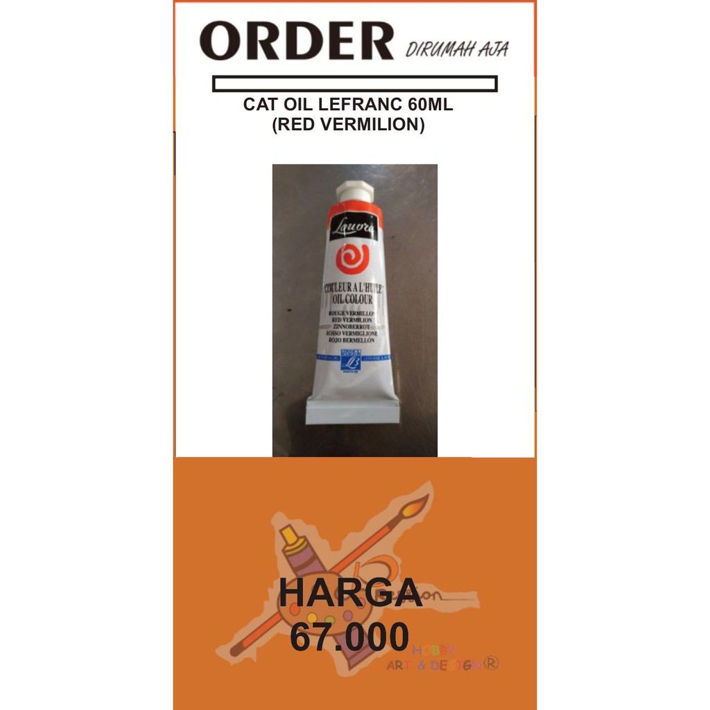 

CAT OIL LEFRANC 60 ML (RED VERMILION)