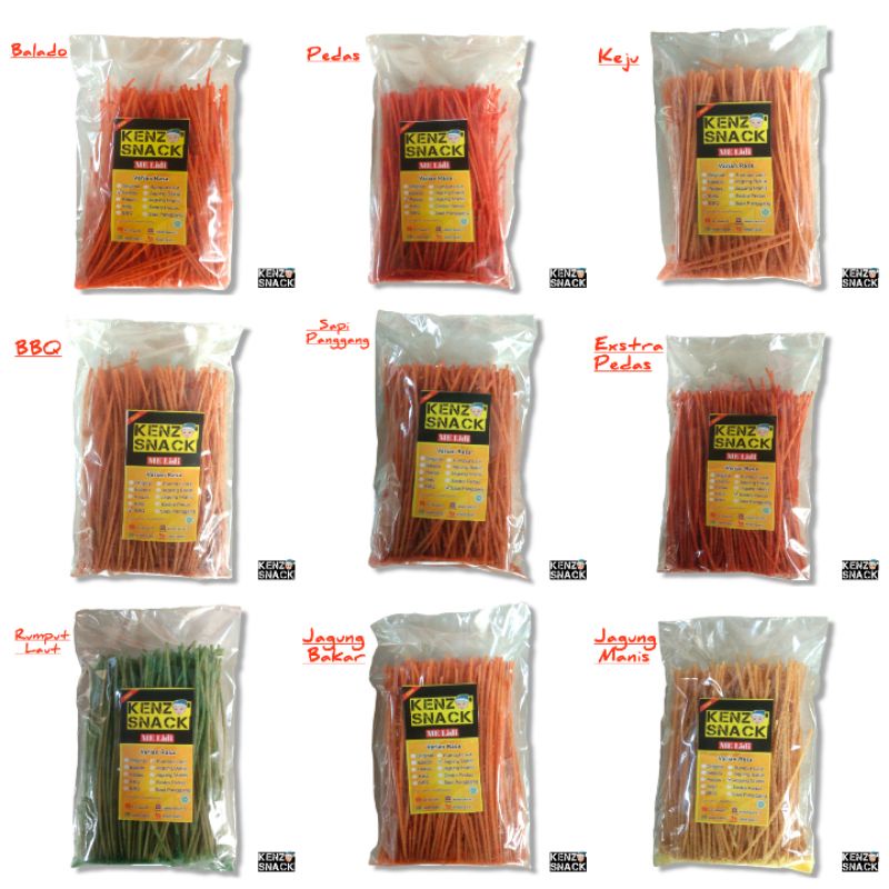

Mie lidi / lidy aneka rasa 80 gr