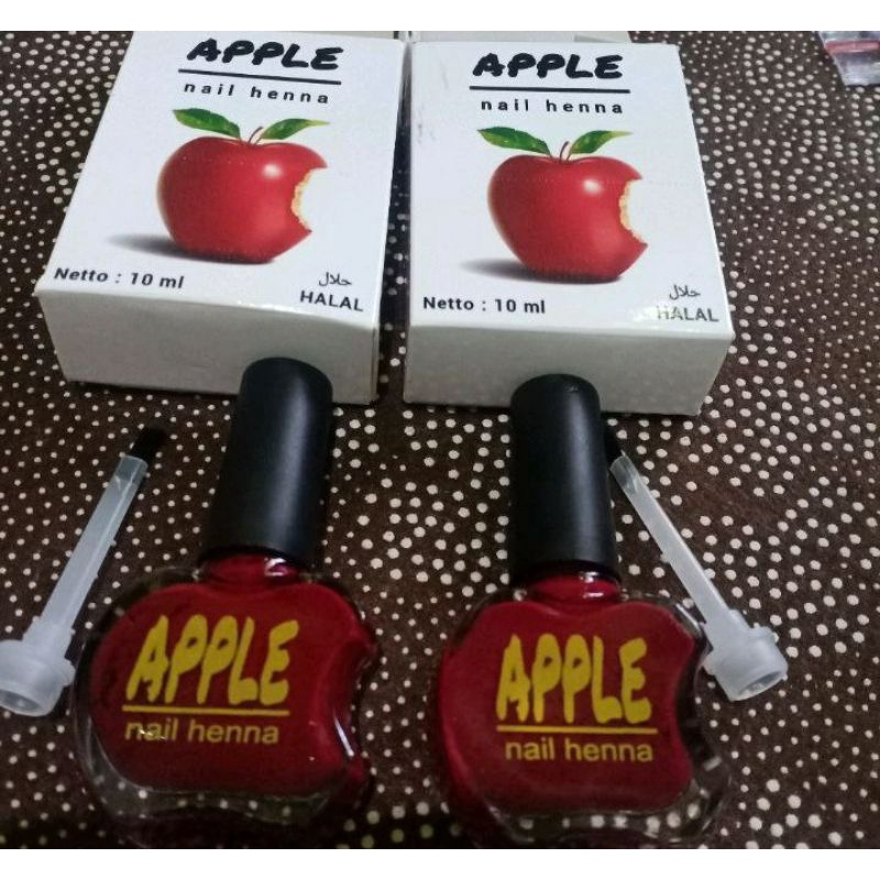 APPLE NAIL HENNA/HENNA MUSLIMAH/KUTEK HALAL