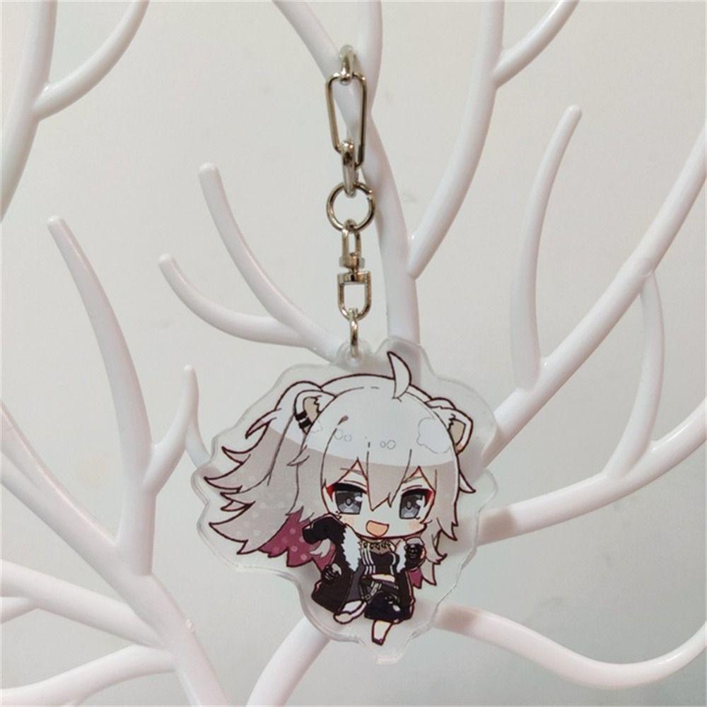 QUINTON Hololive Gantungan Kunci Kawaii Hadiah Mainan Vtuber Murasaki Shion Gawr Gura Cosplay Hololive Keyring