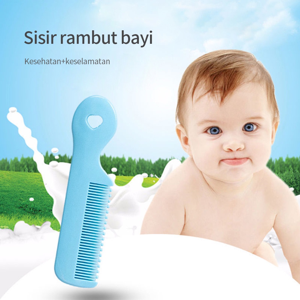 AIKOKY Sisir bayi newborn/Sisir bayi Cocok untuk 0-2 tahun BPA Free