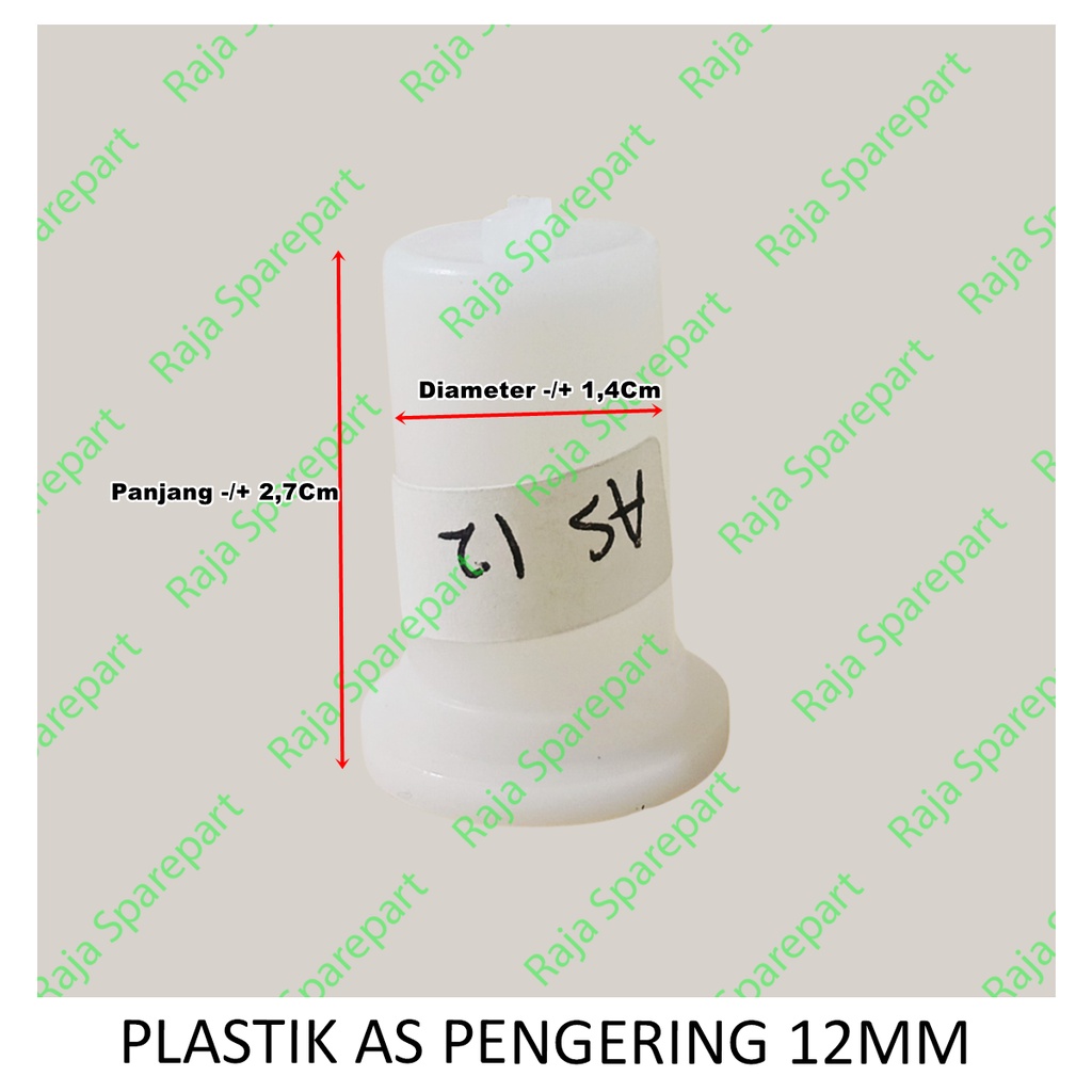 Plastik Dalam Pully Babet As Dinamo Pengering Mesin Cuci / Puli Spin (As 12mm)