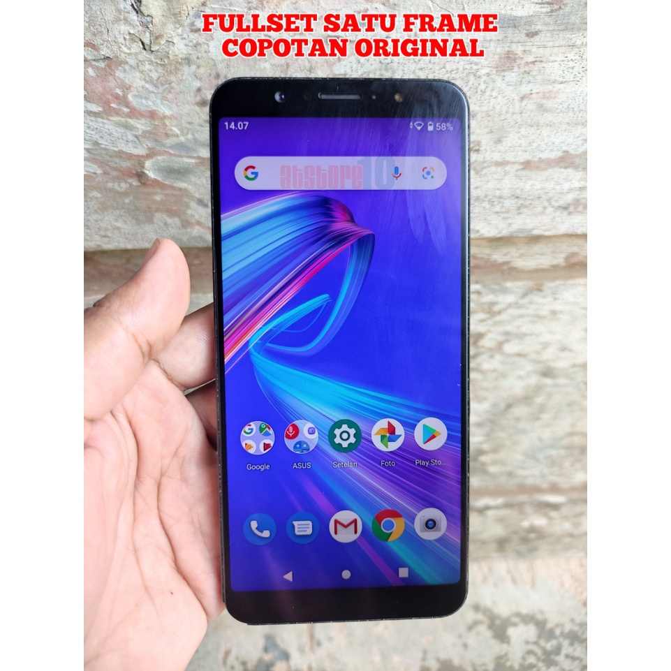 LCD TS FULLSET FRAME ASUS ZENFONE MAX PRO M1 XOOTD ORIGINAL ASLI COPOTAN