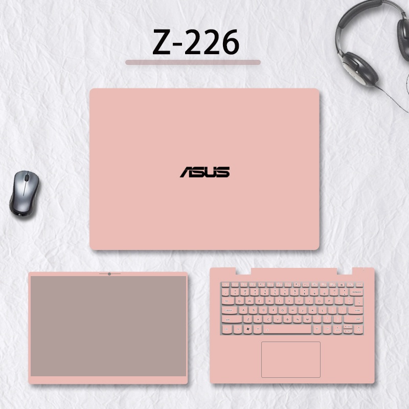 ASUS Vivo Book15 Sticker V5200 / V5000 Solid Color Protective Film Fearless Pro14 Hard Stone E410m Notebook a Bean 14s Computer Shell Film Tianxuan 2 Simple 15.6-inch Full Set