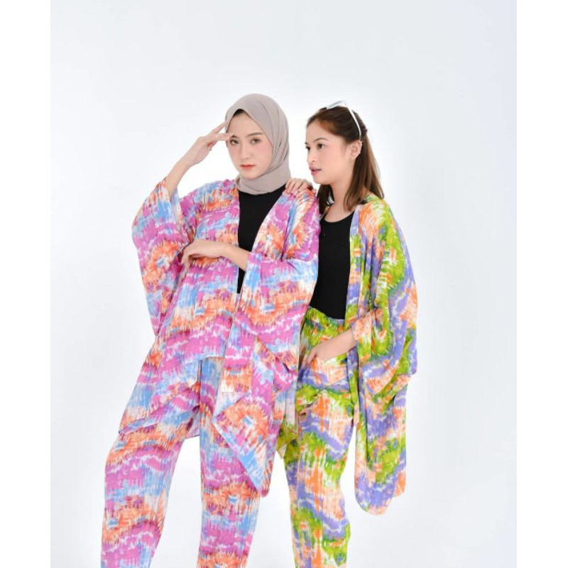 PAKAIAN WANITA - BATWING ONESET - SETELAN WANITA - BAJU TIDUR - SET CELANA - PAKAIAN TERLARIS