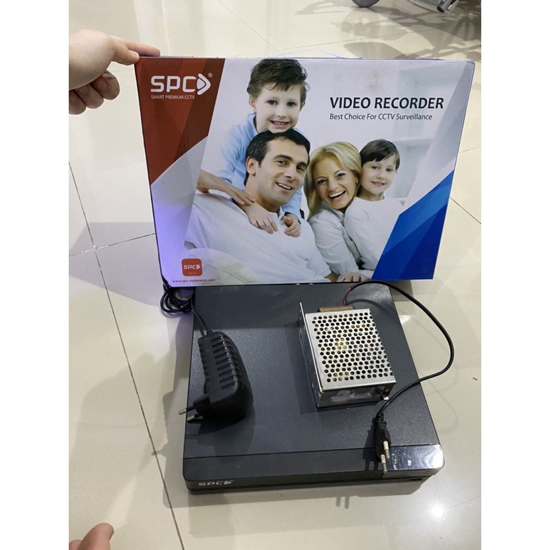Pasang CCTV set + adaptor buat CCTV UVR SPC 8 Channel DVR 8 CH SPC ULTRA video recorder FULL HD 1080
