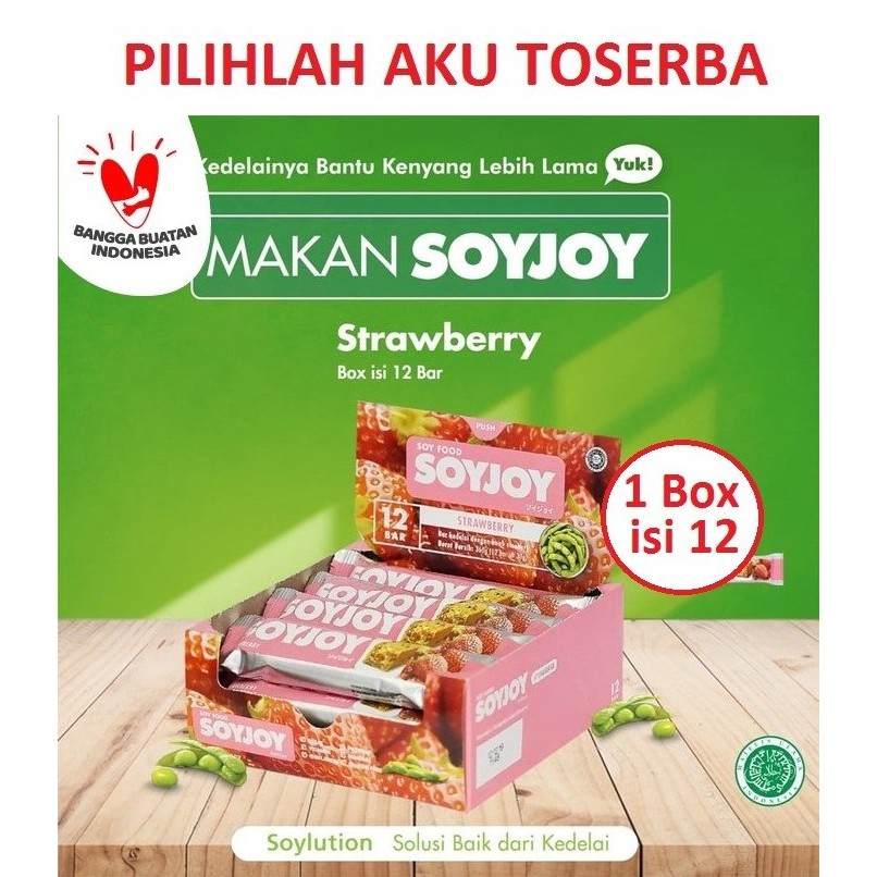 

GFD SOYJOY STRAWBERRY 30 gr - (1 BOX ISI 12 pcs)
