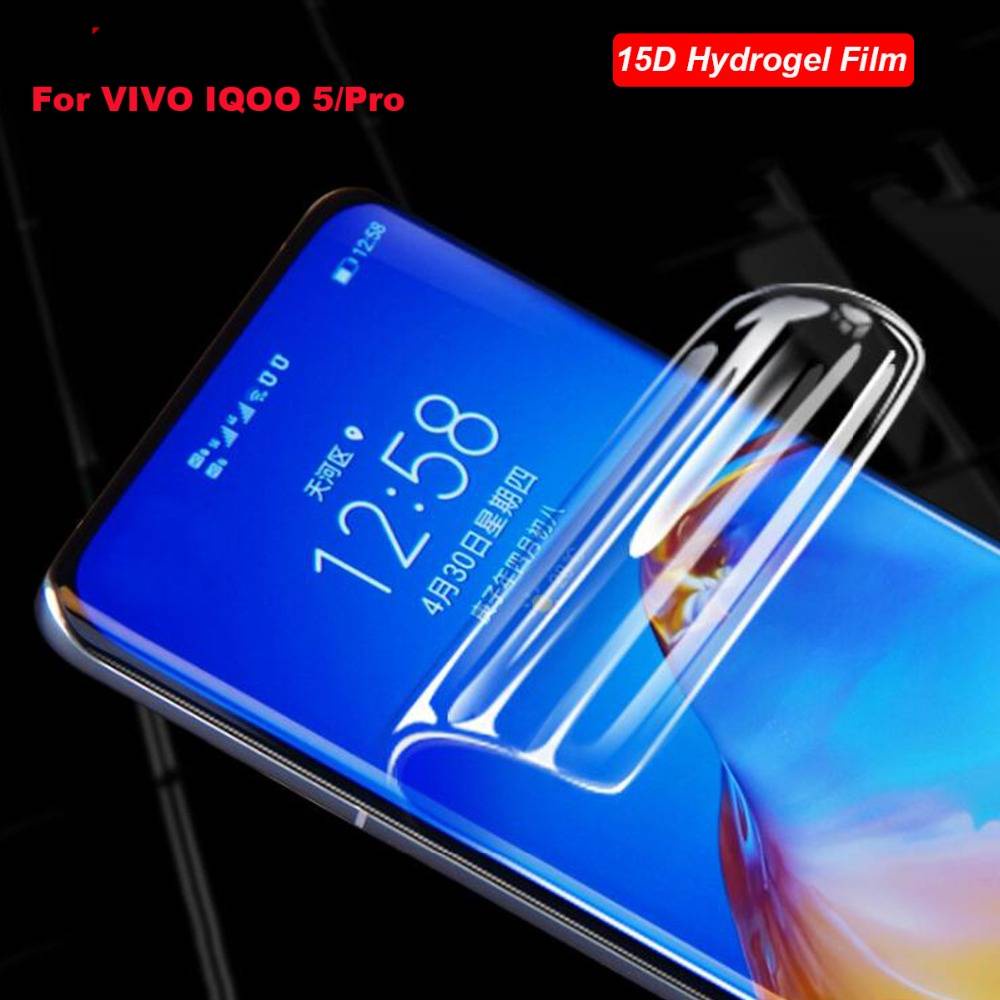 15D Soft Full Cover Blueray Hydrogel Film For VIVO U3x / U3 / U1 / S6 / S5 / S1pro / S1 / NEX / NEX A / NEX3 / NEX3S / IQOO pro / IQOO Neo3 / neo855 / IQOO3 / IQOO / Y50 / Y70S /  IQOOz1 / X50 / X50 pro / IQOOz1x / IQOO u1 IQOOneo Screen Protector