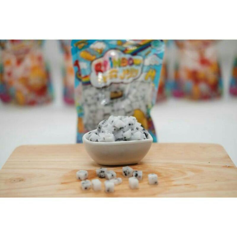 

rainbow nata jelly/buah naga/500gr