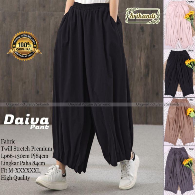 daiva pants celana bahan by srikandi