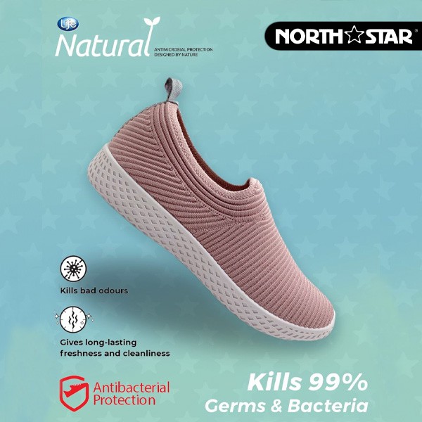 North Star Sepatu Sneaker Wanita Dorji Pink - 5895596 / Ramayana Jatinegara