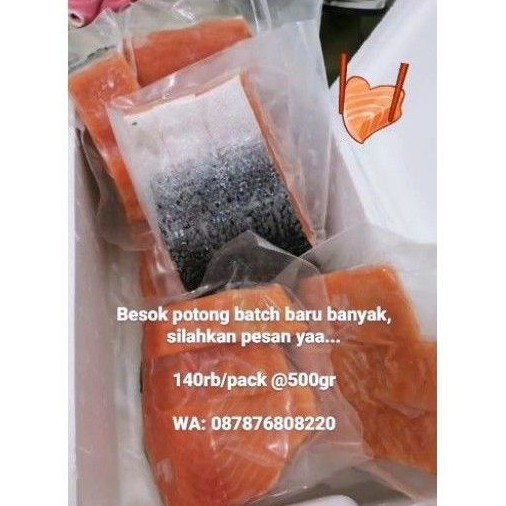 

Frozen Salmon Fillet 500gr