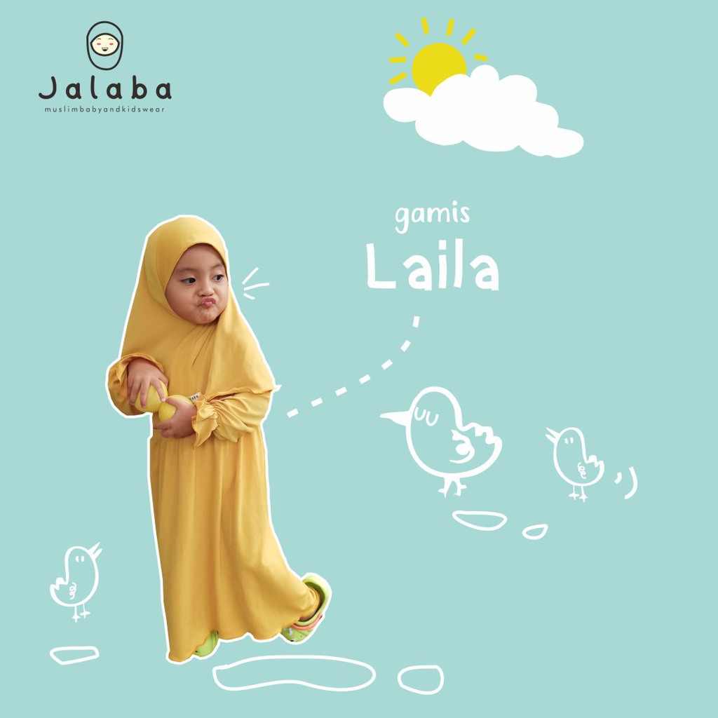 Gamis set Laila Sunshine