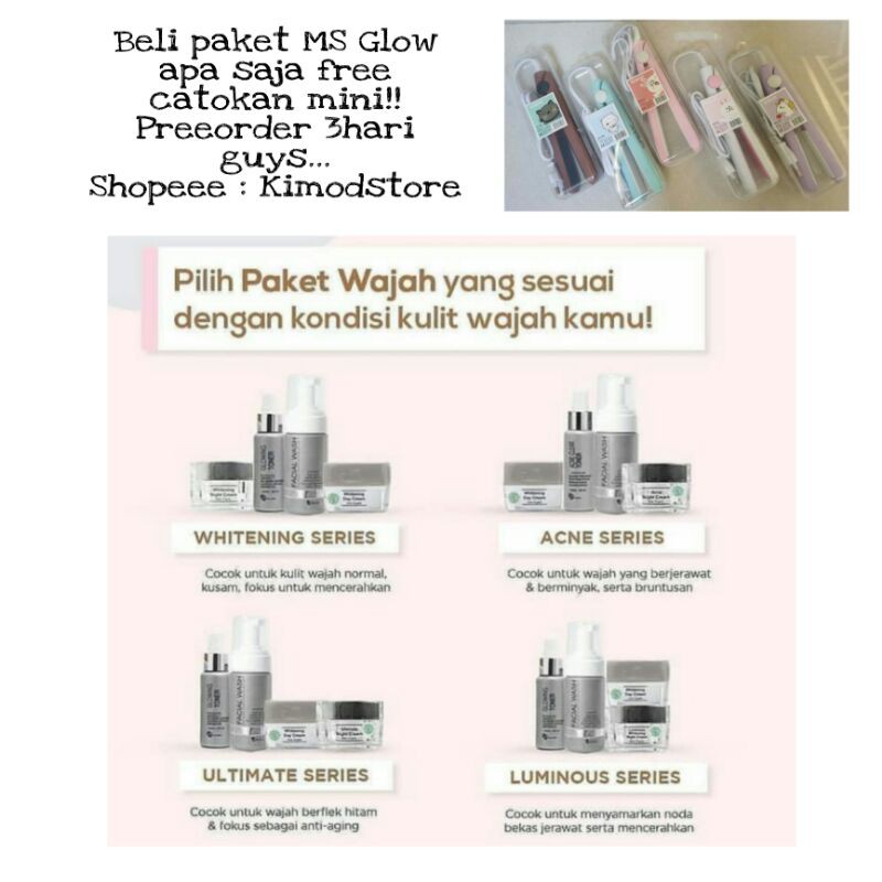 Reseller MS GLOW - Skincare Palembang