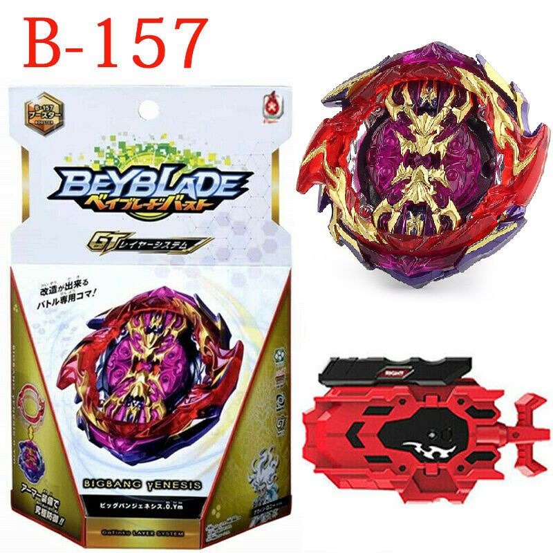 New Arrival Beyblade Burst GT B157 Booster Big Bang Genesis.0.Ym With L.R Launcher Gifts High Effectiveness