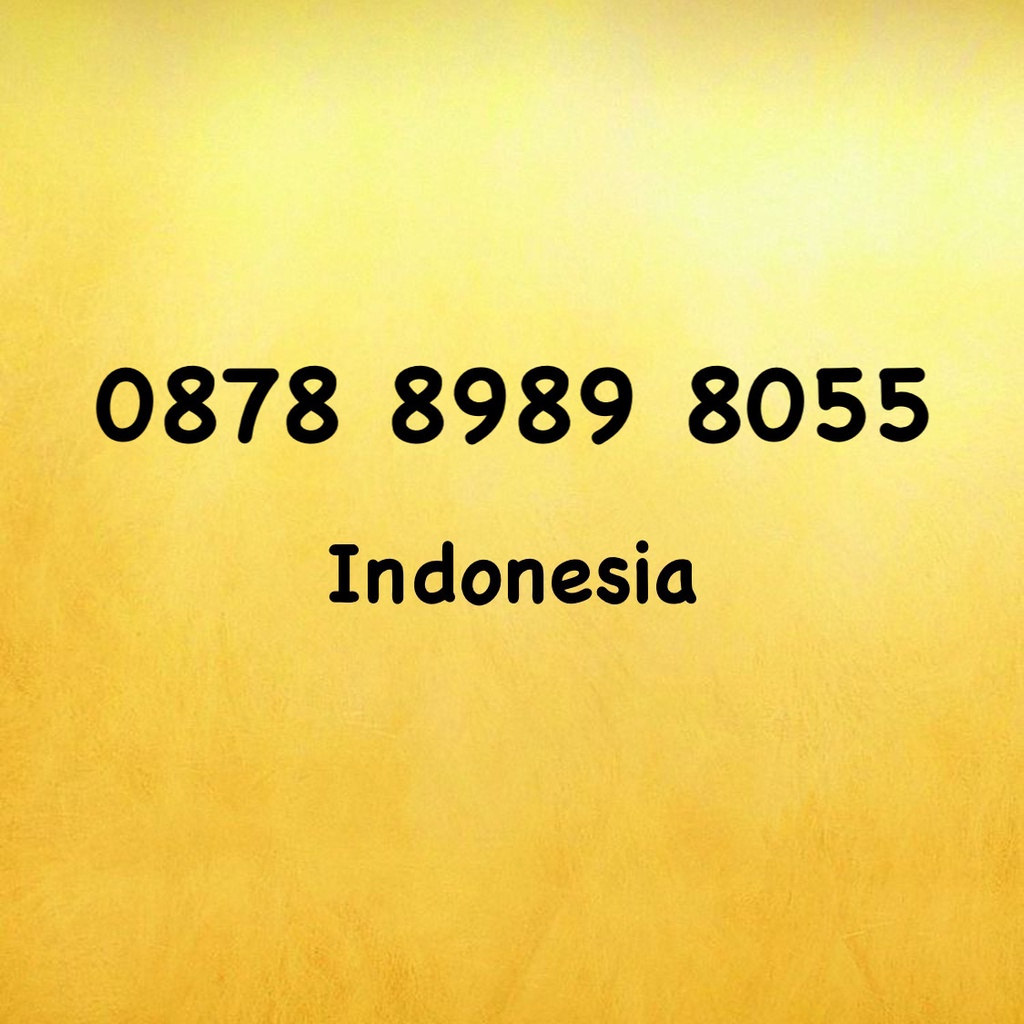 Nomor Cantik XL Bebas Seri BOSS - BOS - 805 - 89 - 0878 8989 8055