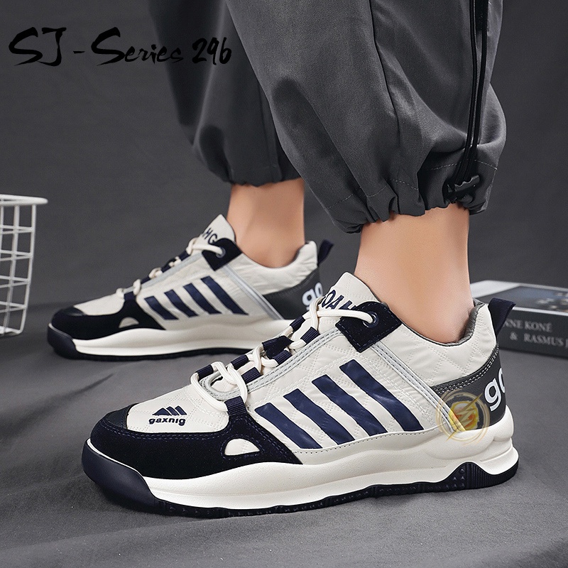 [OOS] Sepatu Sneakers Pria Kasual Bertali buat Kuliah dan Hangout Kualitas Import Premium -296