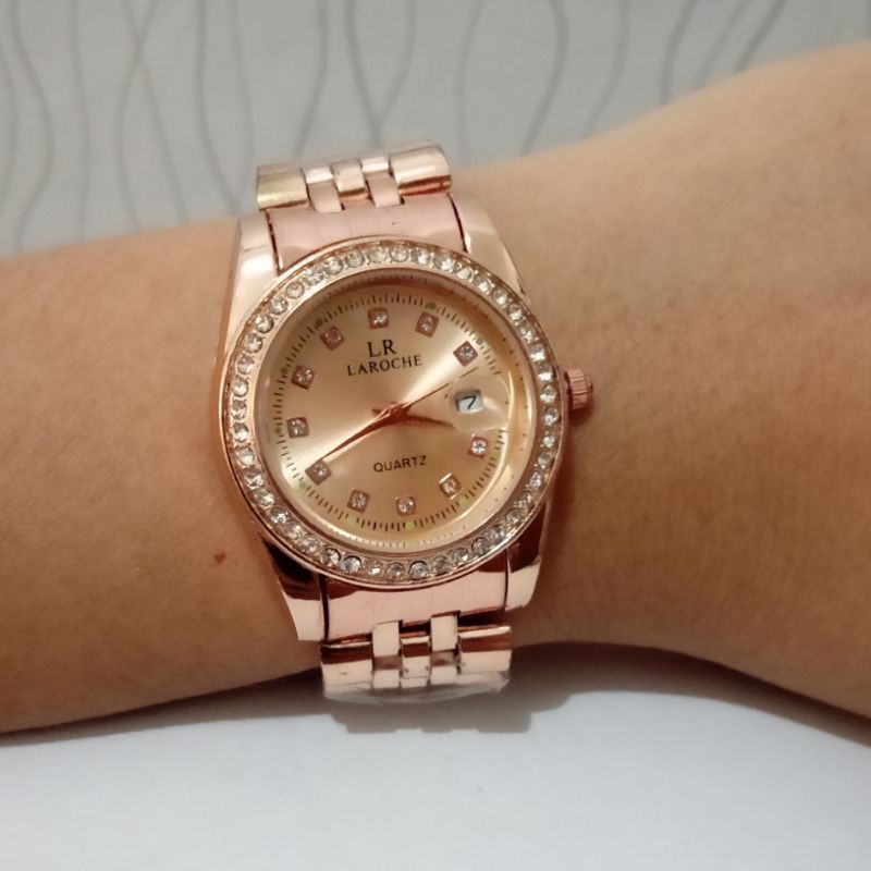 Jam Tangan Wanita Laroche rosegold