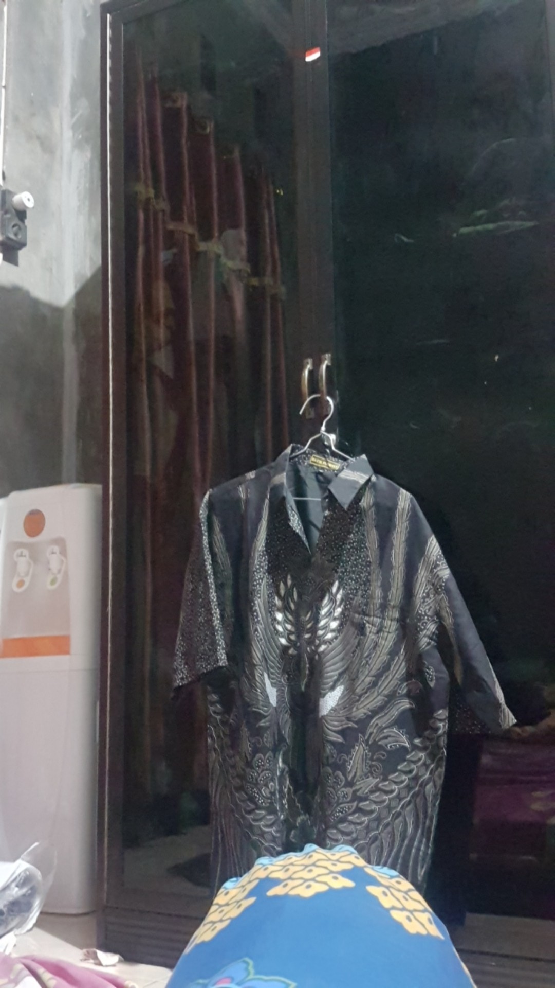 Peksi Mocca Pendek Kemeja Batik Pria Katun Primisima Full Furing