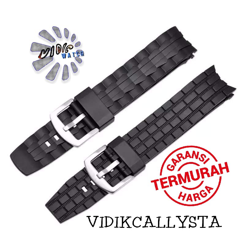 Strap tali jam casio Ediface Ef-523 Ef 523 EF523 Black Original Oem