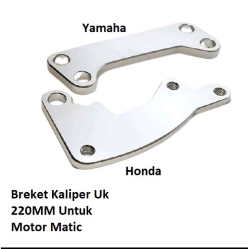 Breket Kaliper Standar Disc / Piringan Ukuran Cakram 220 mm Vario Beat Scoopy vario 125 beat fi Mio Xeon Mio Soul Mio soul GT Mio J Gt 110 Dll