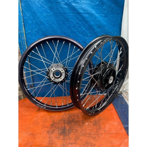 Velg Set RX king Ring 18 Scarlet Racing Model TK Tromol Original Jari jari TDR