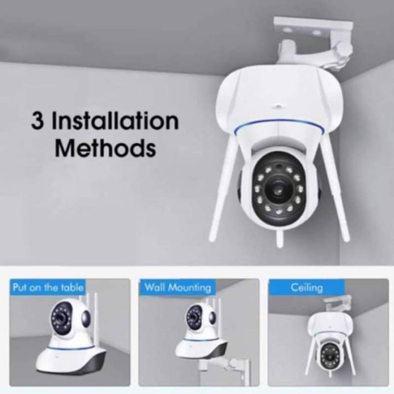 Yoosee 5MP wireless wifi Ip CAMERA CCTV murah pasang online