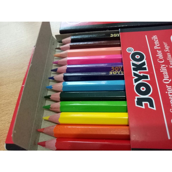 

WARNAPENSIL- GROSIR!!! PENSIL WARNA 12 JOYKO BESAR -PENSIL WARNA