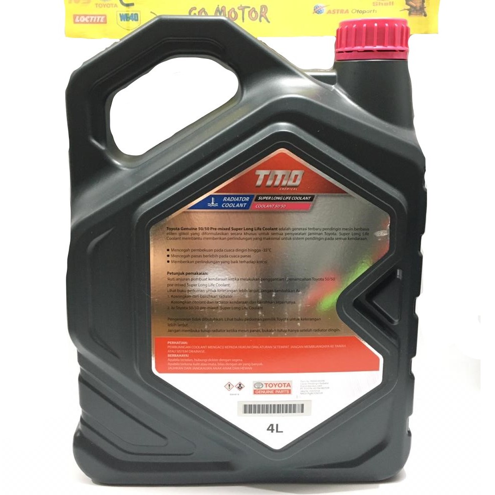 SUPER LONG LIFE COOLANT TMO 4L - AIR RADIATOR TMO 50-50 COOLANT TMO