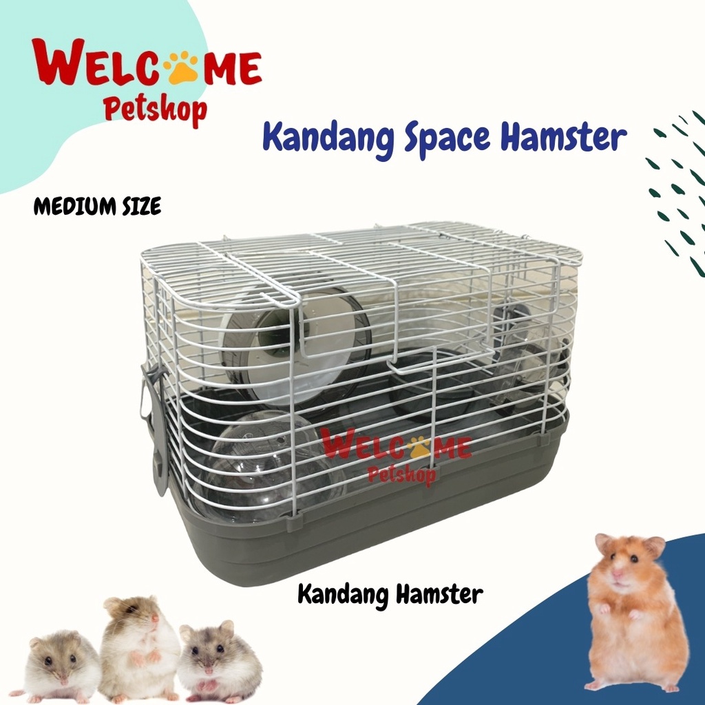 Kandang Space Hamster / Kandang Hamster / Rumah Hamster