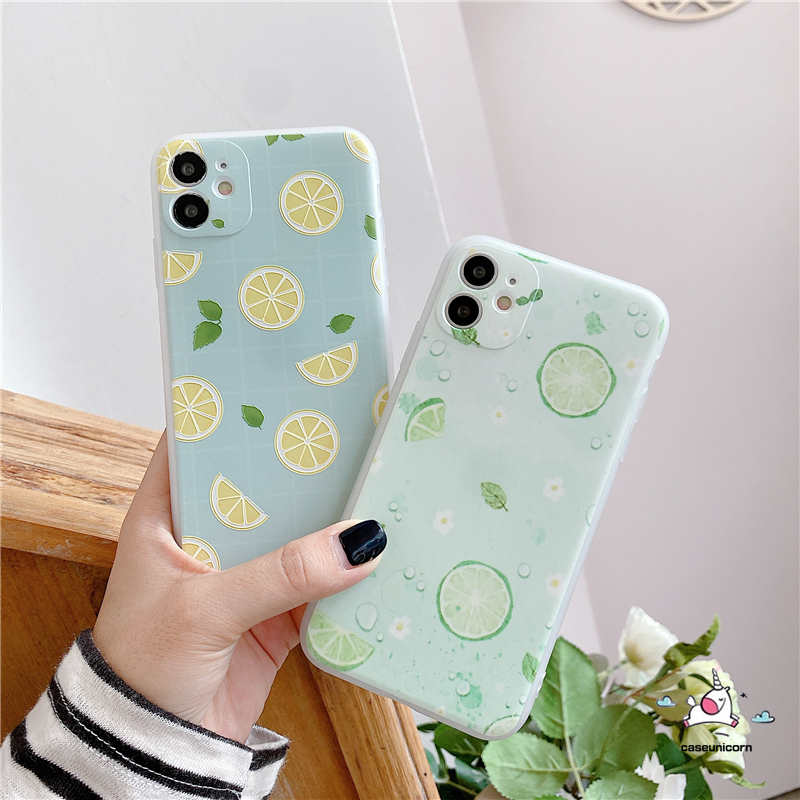 Case Samsung A50 A50s A30s A12 A52 A32 A72 A02s A51 A71 A21s A11 M11 J2prime J7prime A10s A20 A30 A10 A20s A750 M10 A70 A7 2018 3D Embossed Cute Fruit Lemon Soft TPU Cover Oppo A92 A52 A72 A53 2020 A33 2020 Reno4-5