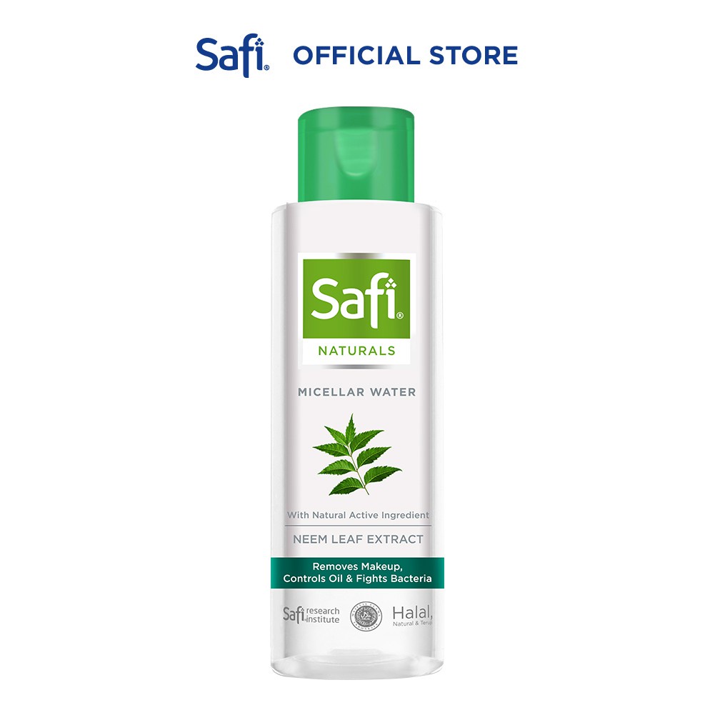 Safi Naturals Micellar Water With Neem 100 ml Pembersih Wajah Make Up Remover