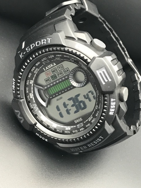 Jam tangan sport digital lasika dewasa diameter 5cm