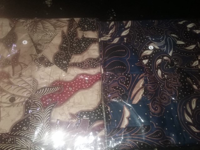 Size M L Xl Xxl Xxxl Bswart Batik Hrb026 Kenongo Kemeja Batik Lengan Panjang