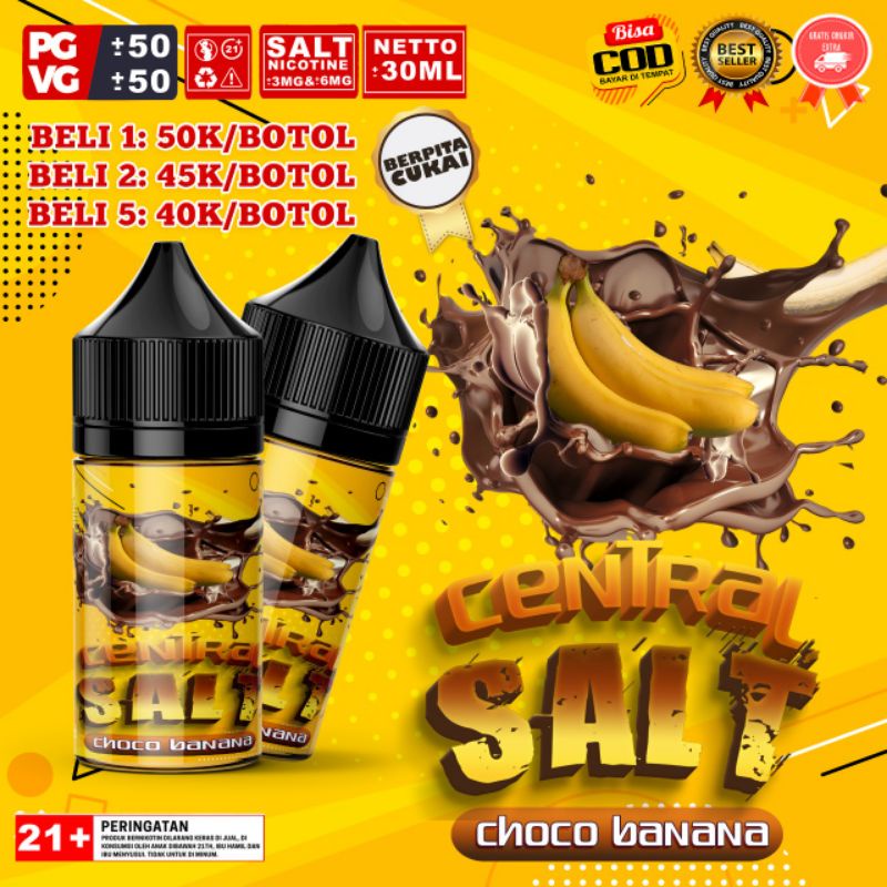 TERMURAH WANGI AROMA CHOCO BANANA LIQUIDS S4LT N1C 3&amp;6eMGe