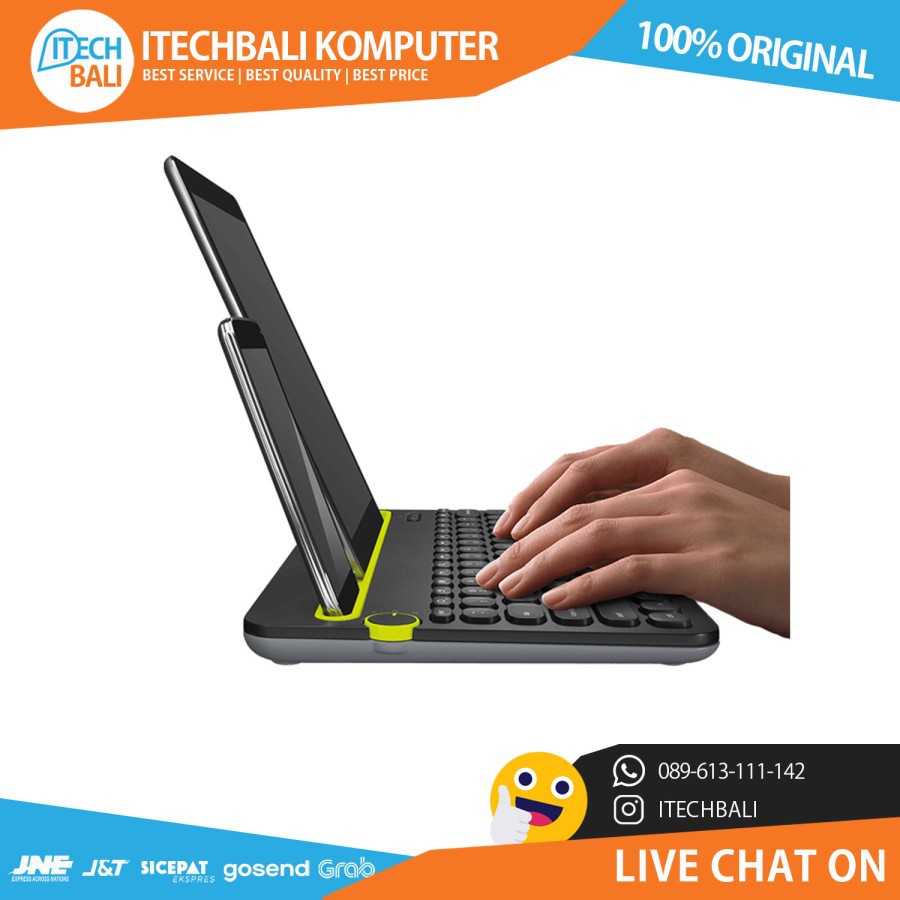 Keyboard LOGITECH K480 Wireless Multi Device | ITECHBALI