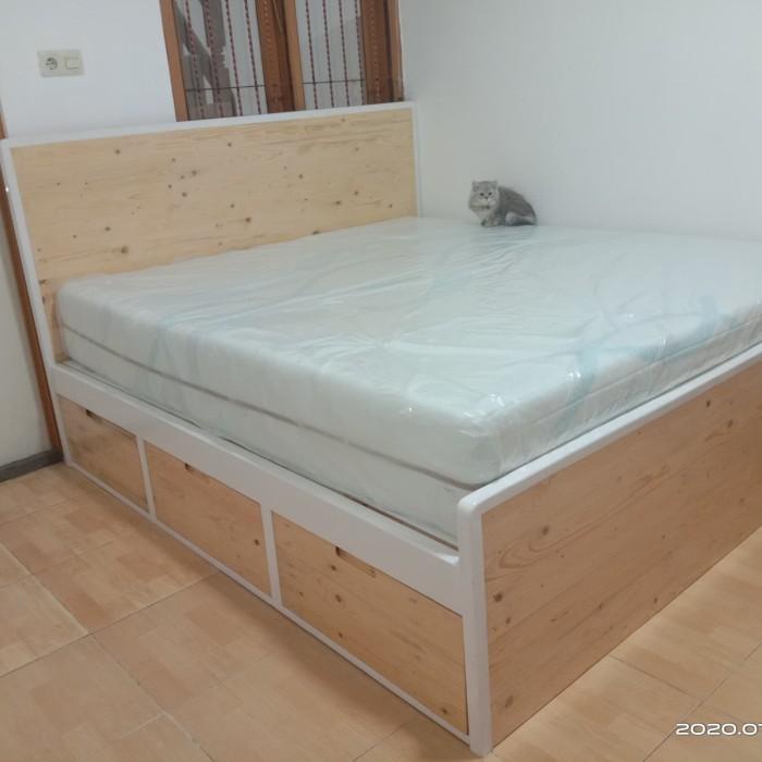 Rangka | Dipan Laci Bahan Kayu Jati Belanda