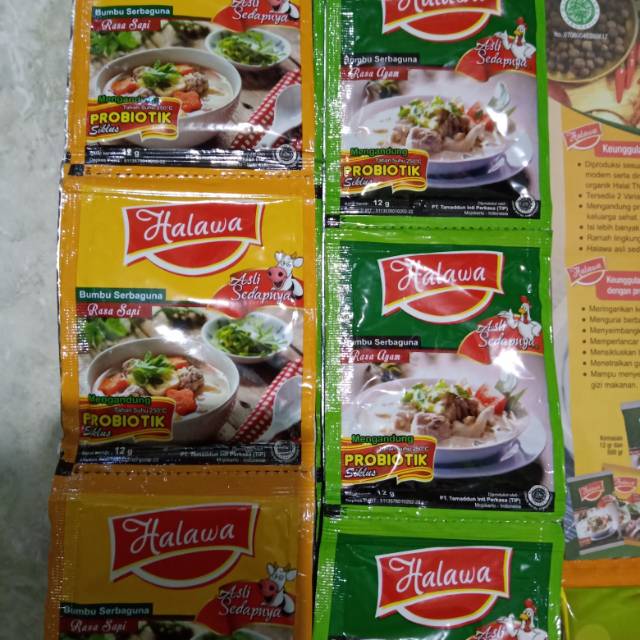 

Bumbu masak organik hallawa plus probiotik