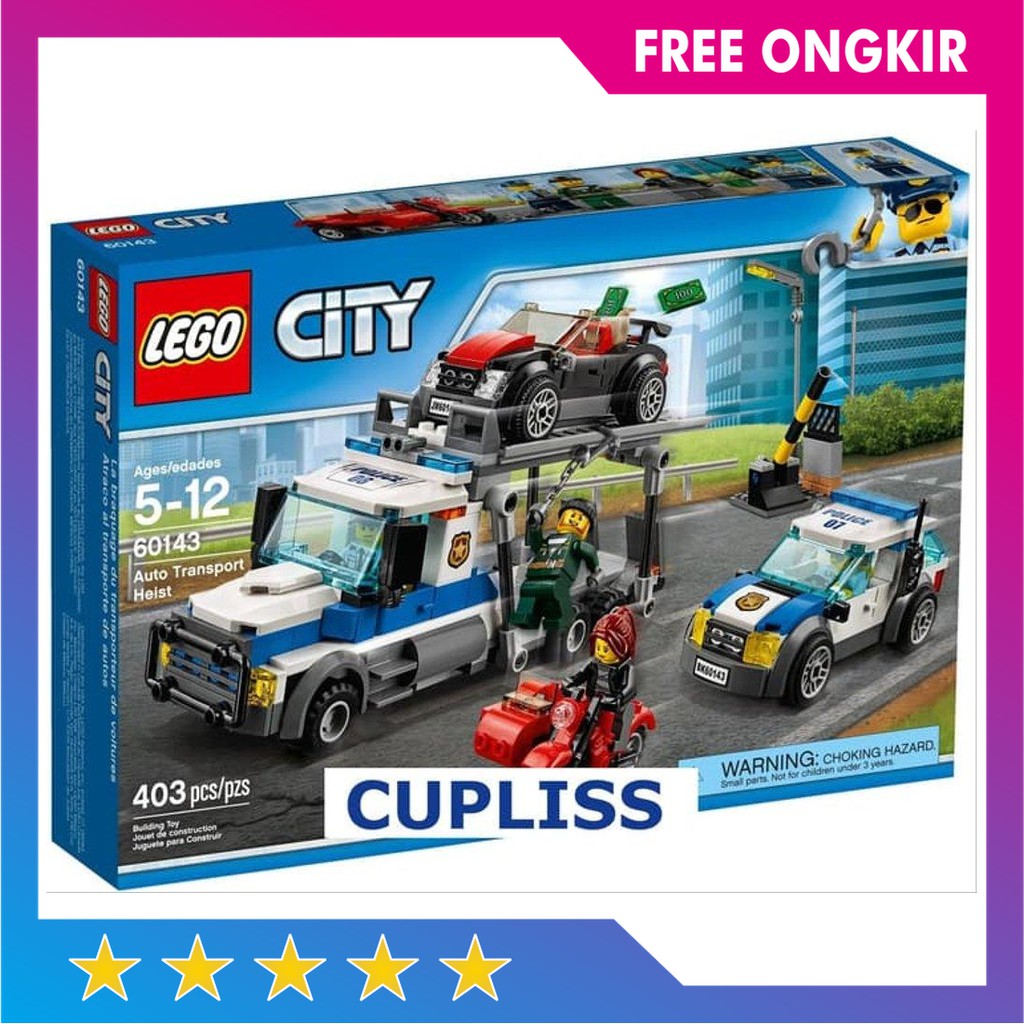 lego city police auto transport heist