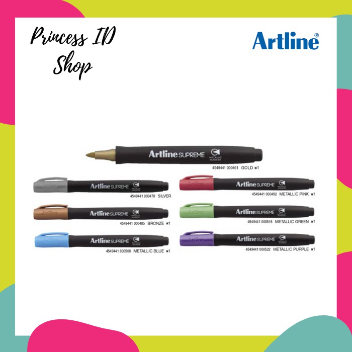 

SPIDOL WARNA METALLIC MARKER ARTLINE SUPREME EK-790